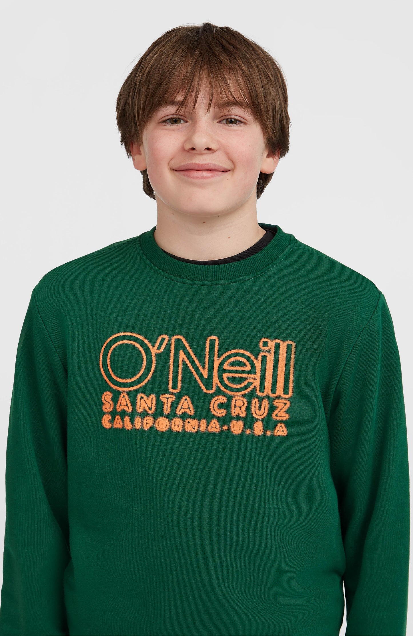 Essentials Crew Sweatshirt Kids - Emerald Envy