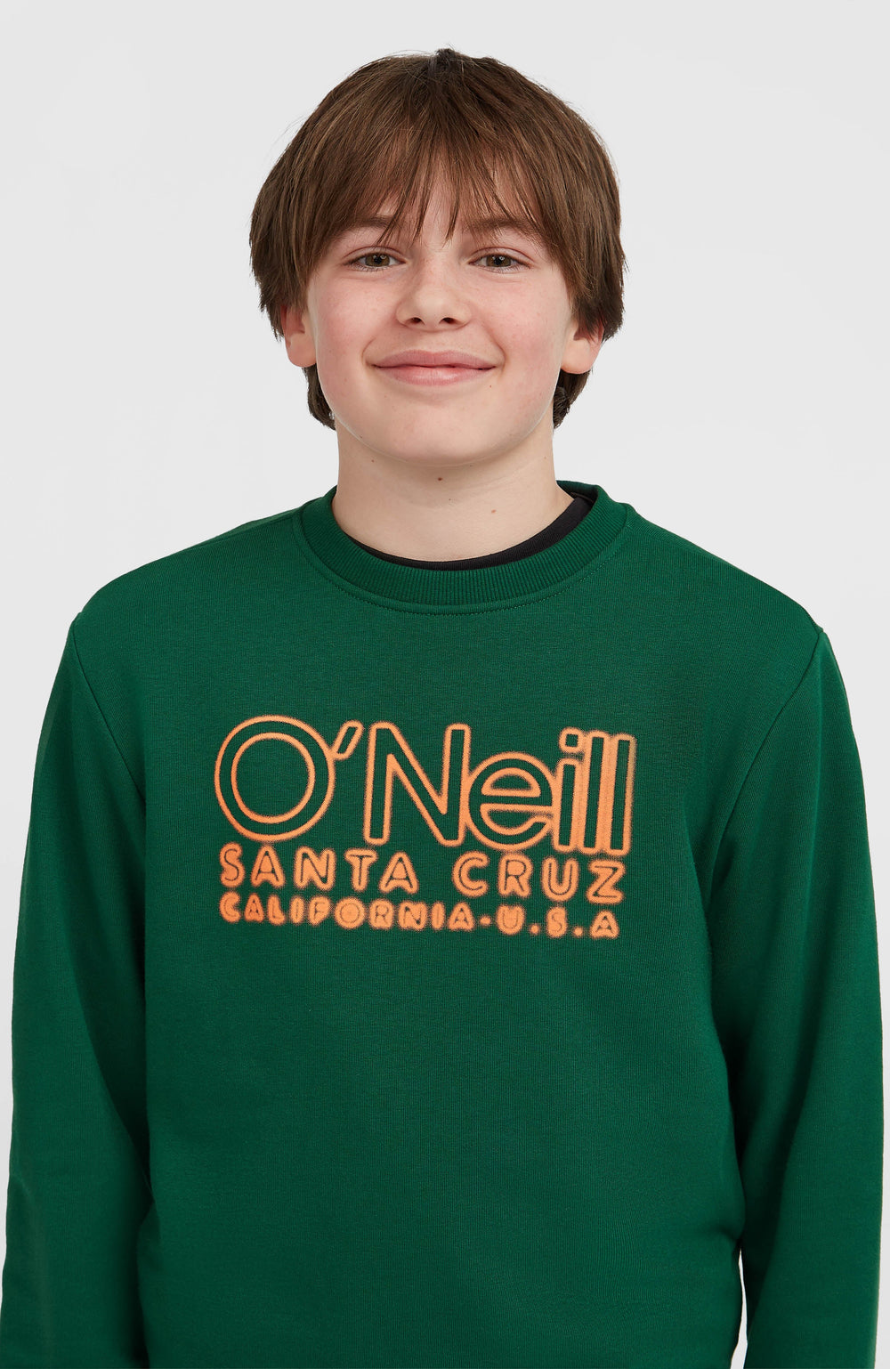 Essentials Crew Sweatshirt Kids - Emerald Envy