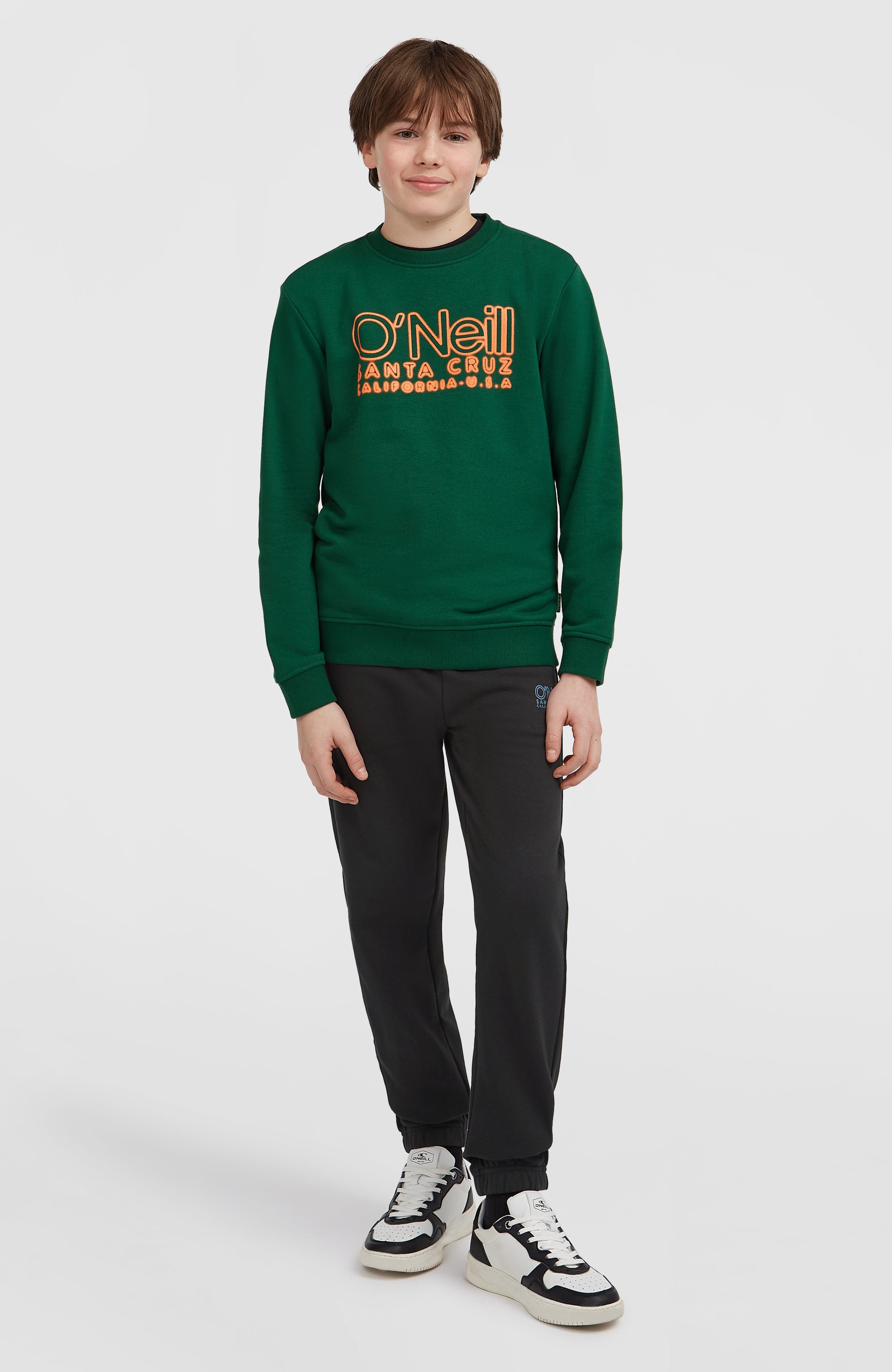 Essentials Crew Sweatshirt Kids - Emerald Envy