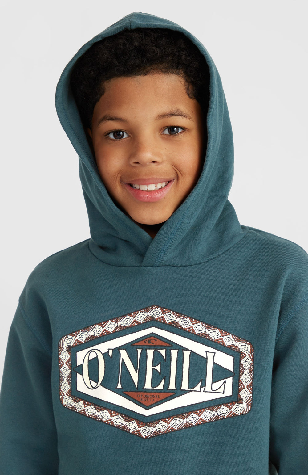 Front Print Hoodie Kids - Alma Steel