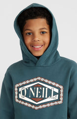 Front Print Hoodie Kids - Alma Steel