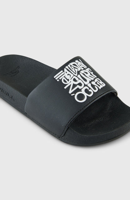 O'Neill Graphic Slides Kids - Black Out