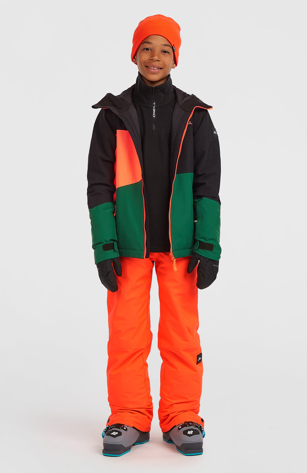 FWC'Cruz Triple Snow Jacket Kids - Black Out Colour Block