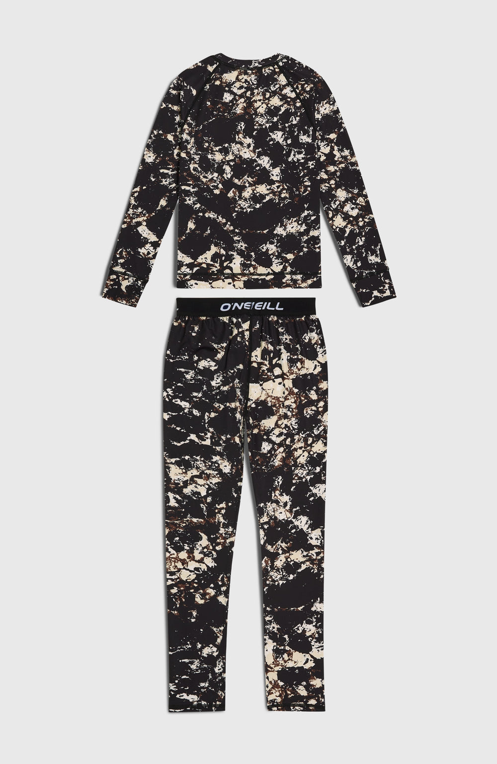 Baselayer Set Kids - Black/Beige Quarry