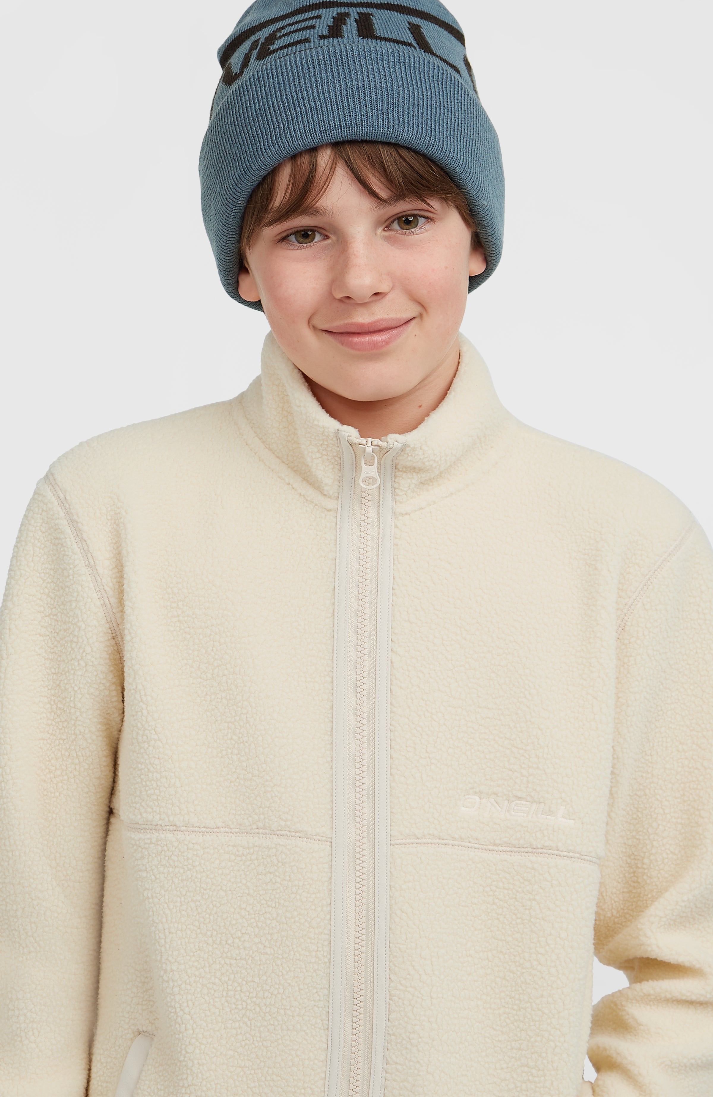 High-Pile Full-Zip Fleece Kids - Macaron