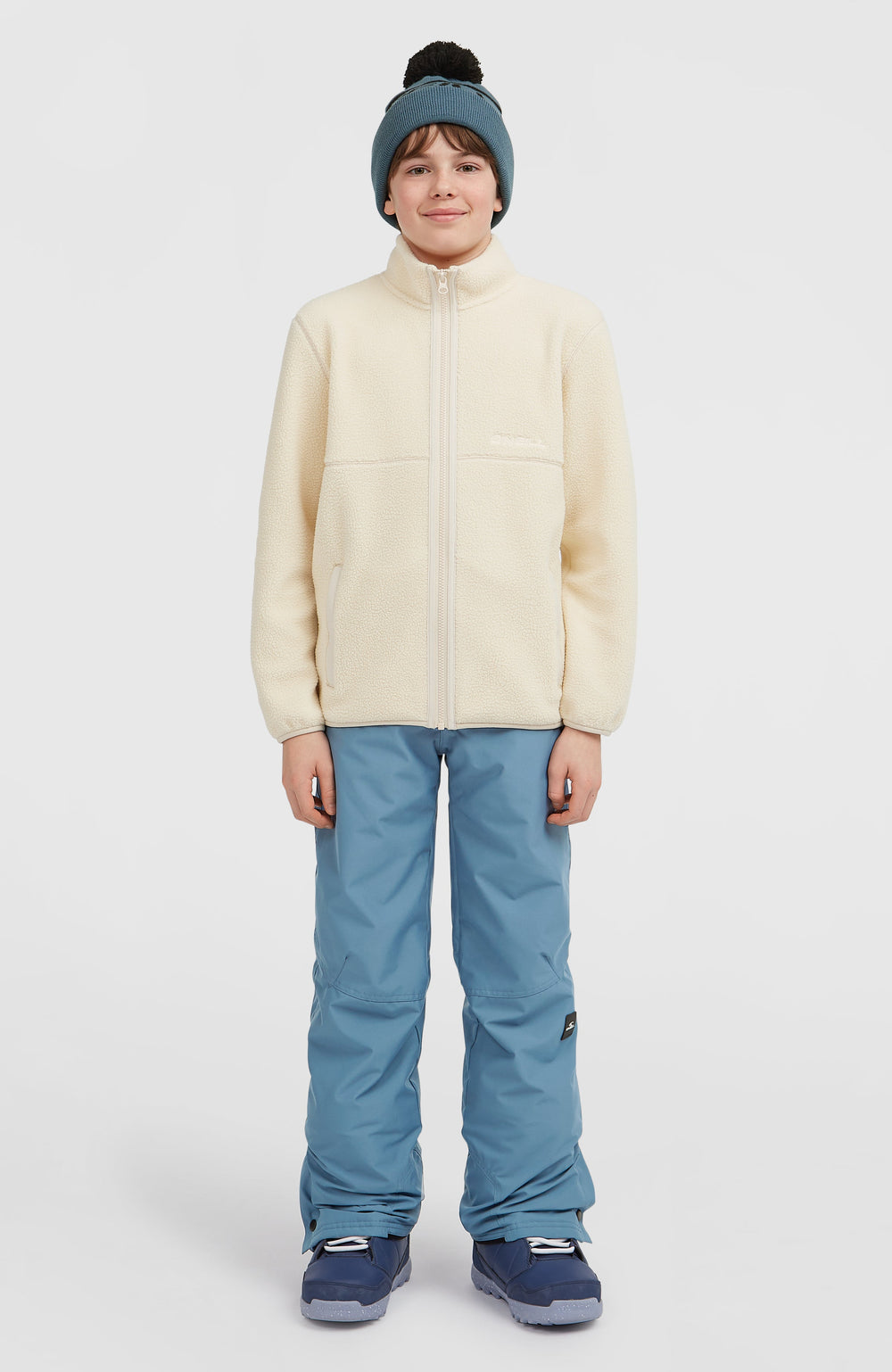 High-Pile Full-Zip Fleece Kids - Macaron