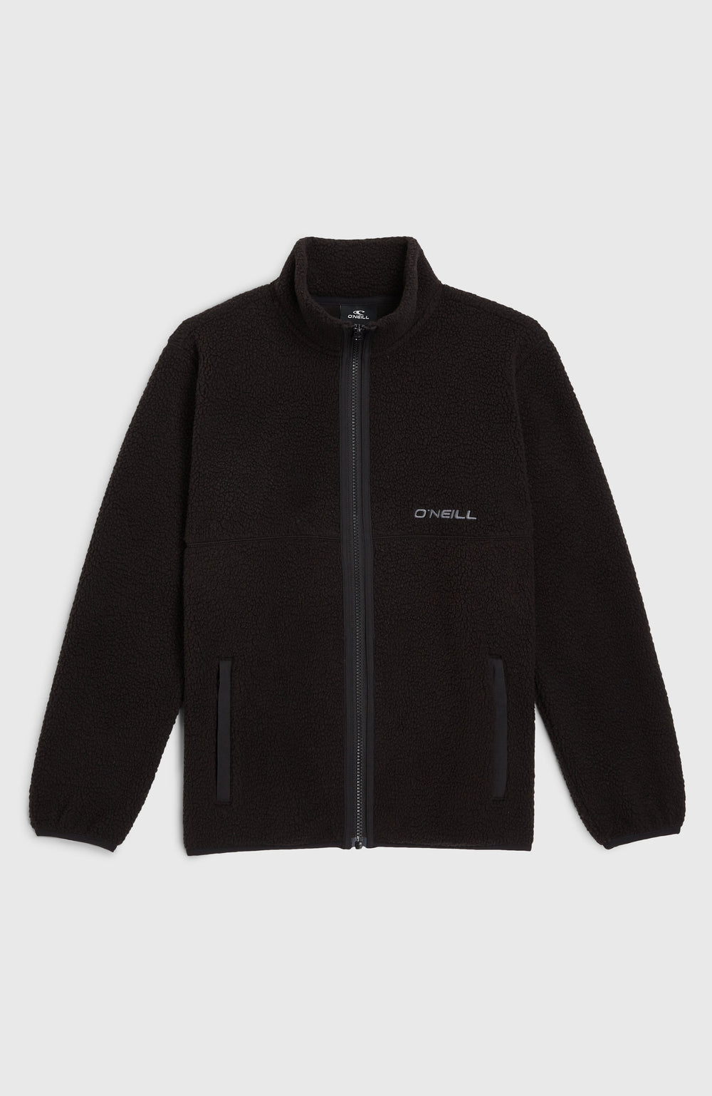 High-Pile Full-Zip Fleece Kids - Black Out