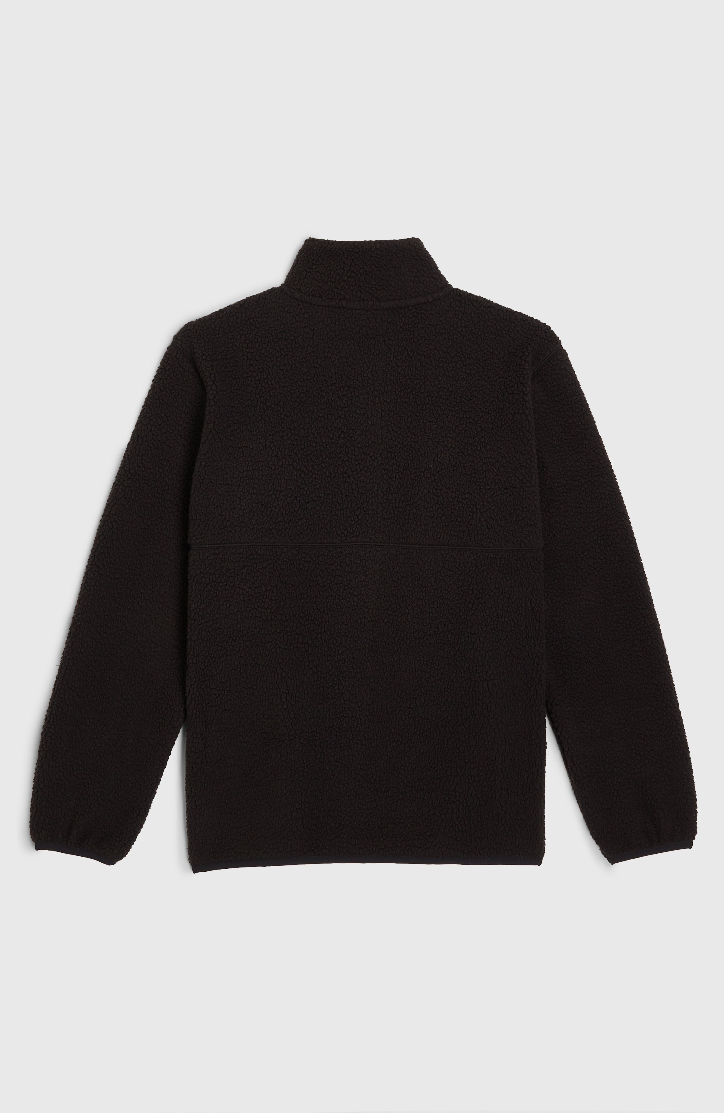 High-Pile Full-Zip Fleece Kids - Black Out