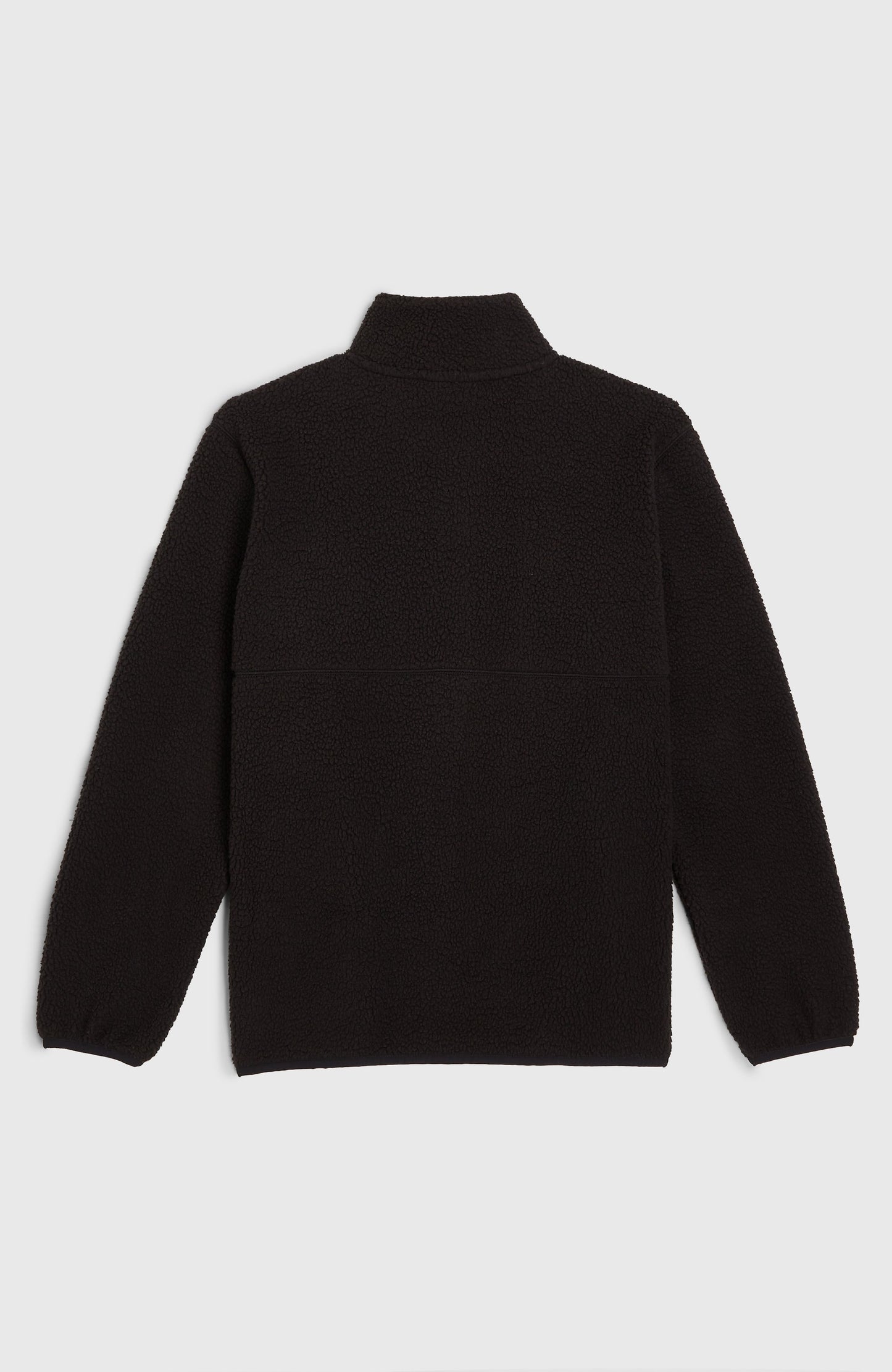 High-Pile Full-Zip Fleece Kids - Black Out