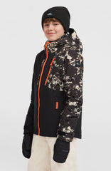 FWC'Cruz Block Snow Jacket Kids - Black/Beige Quarry