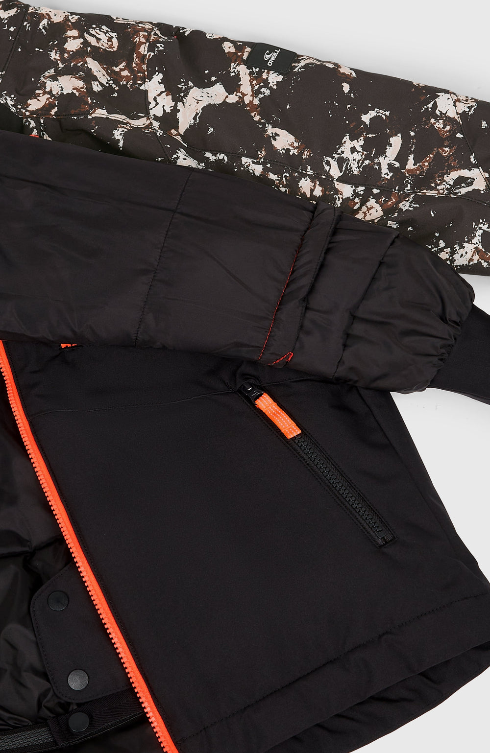 FWC'Cruz Block Snow Jacket Kids - Black/Beige Quarry
