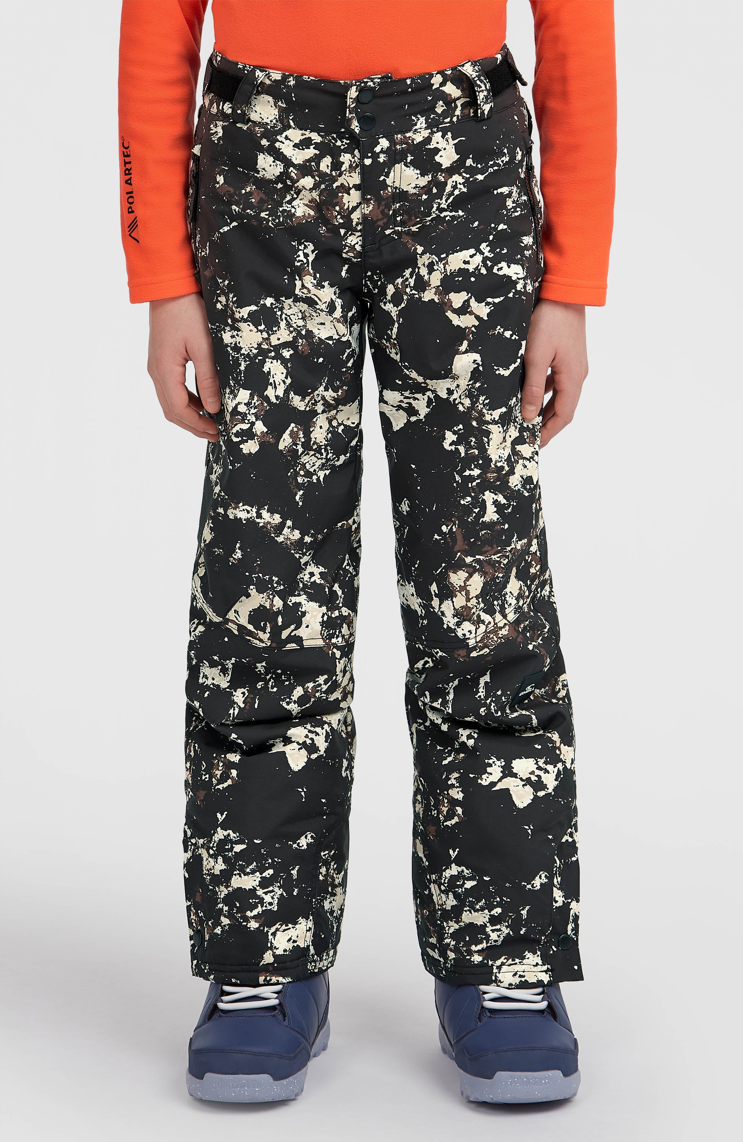 FWC'Cruz Snow Pants Kids - Black/Beige Quarry