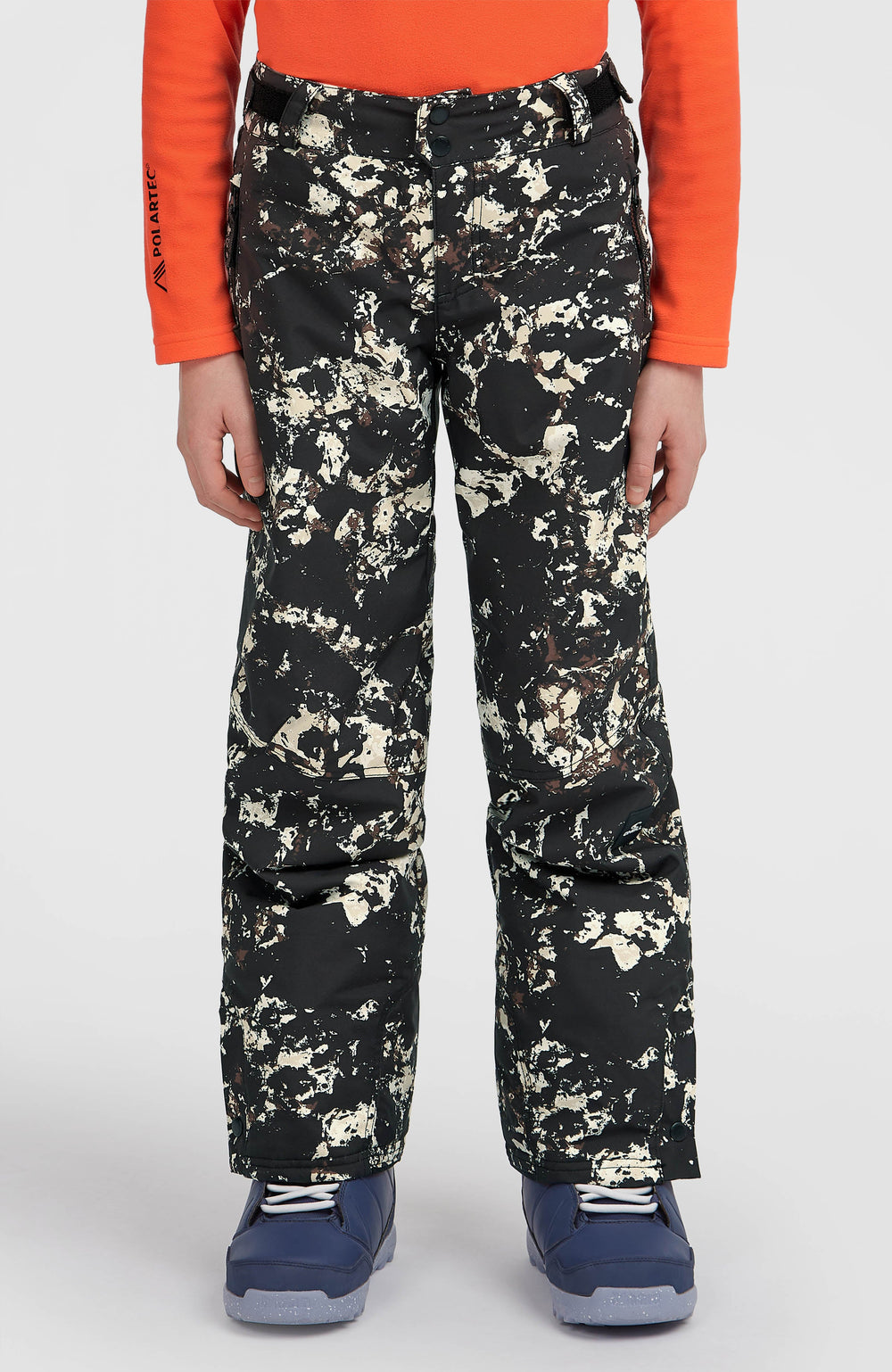 FWC'Cruz Snow Pants Kids - Black/Beige Quarry