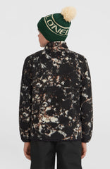 High-Pile Full-Zip Fleece Kids - Black/Beige Quarry