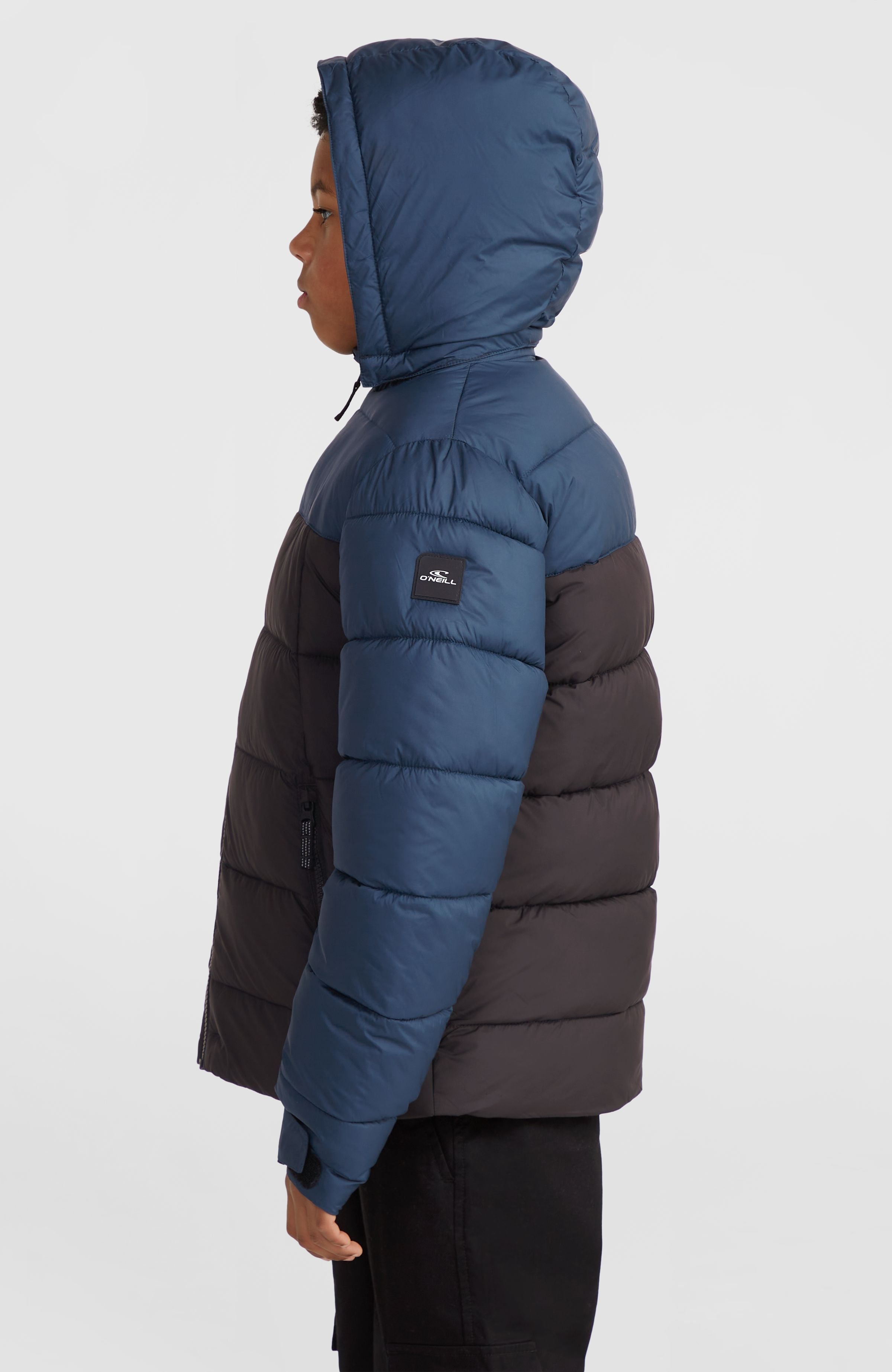O'Riginals Puffer Jacket Kids - Alma Steel Colour Block