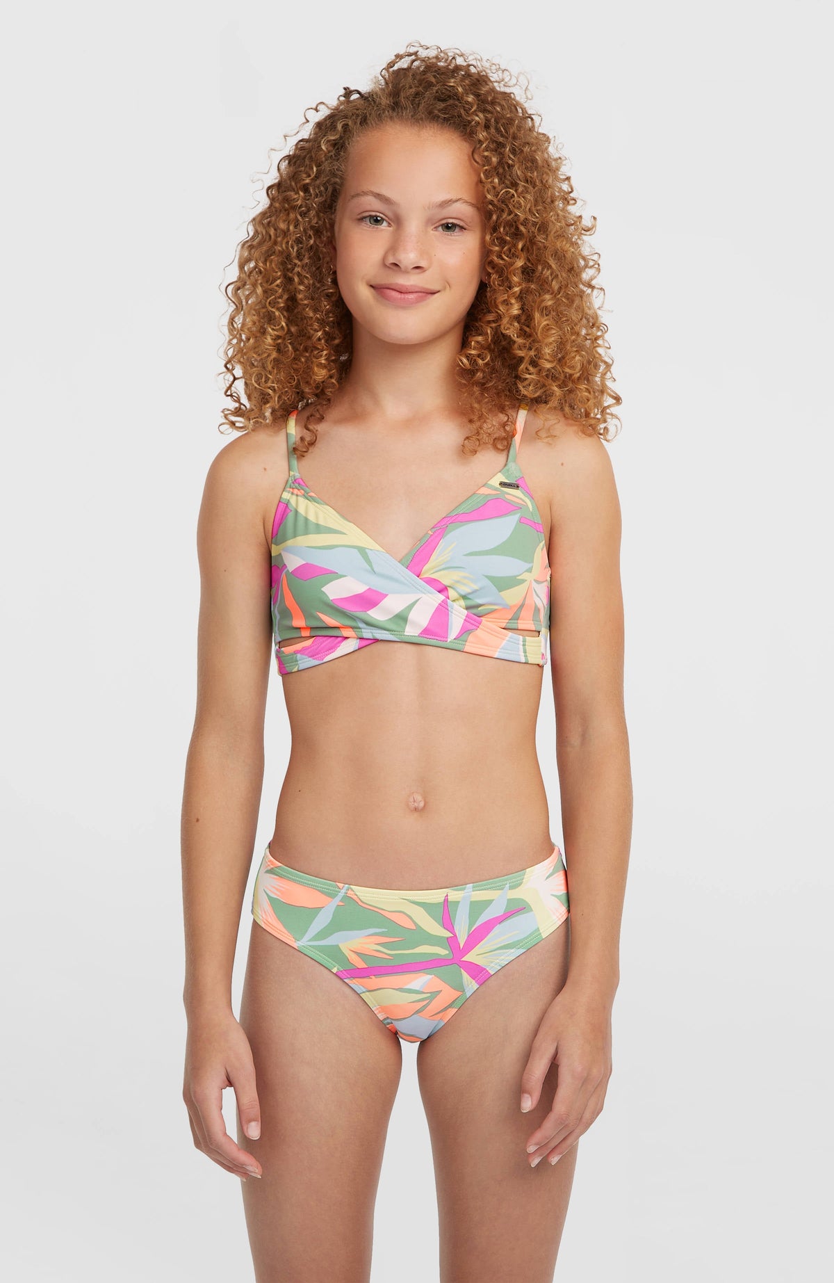 Essentials Baay Bikini Set Kids - Green Wmns Tropicana
