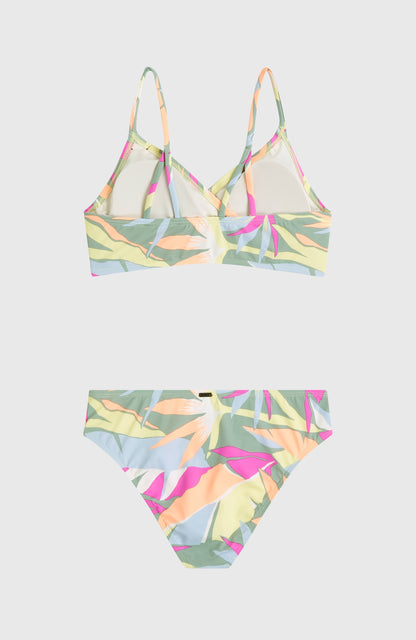 Essentials Baay Bikini Set Kids - Green Wmns Tropicana