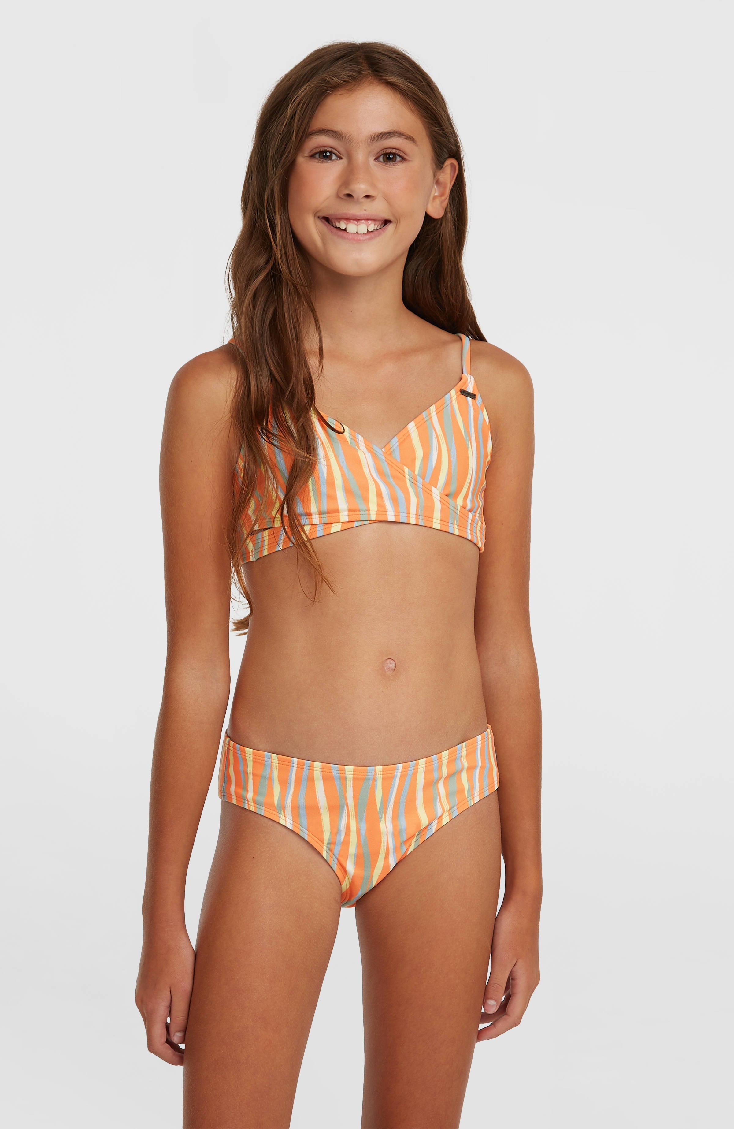 Essentials Baay Bikini Set Kids - Funky Peach Swirly