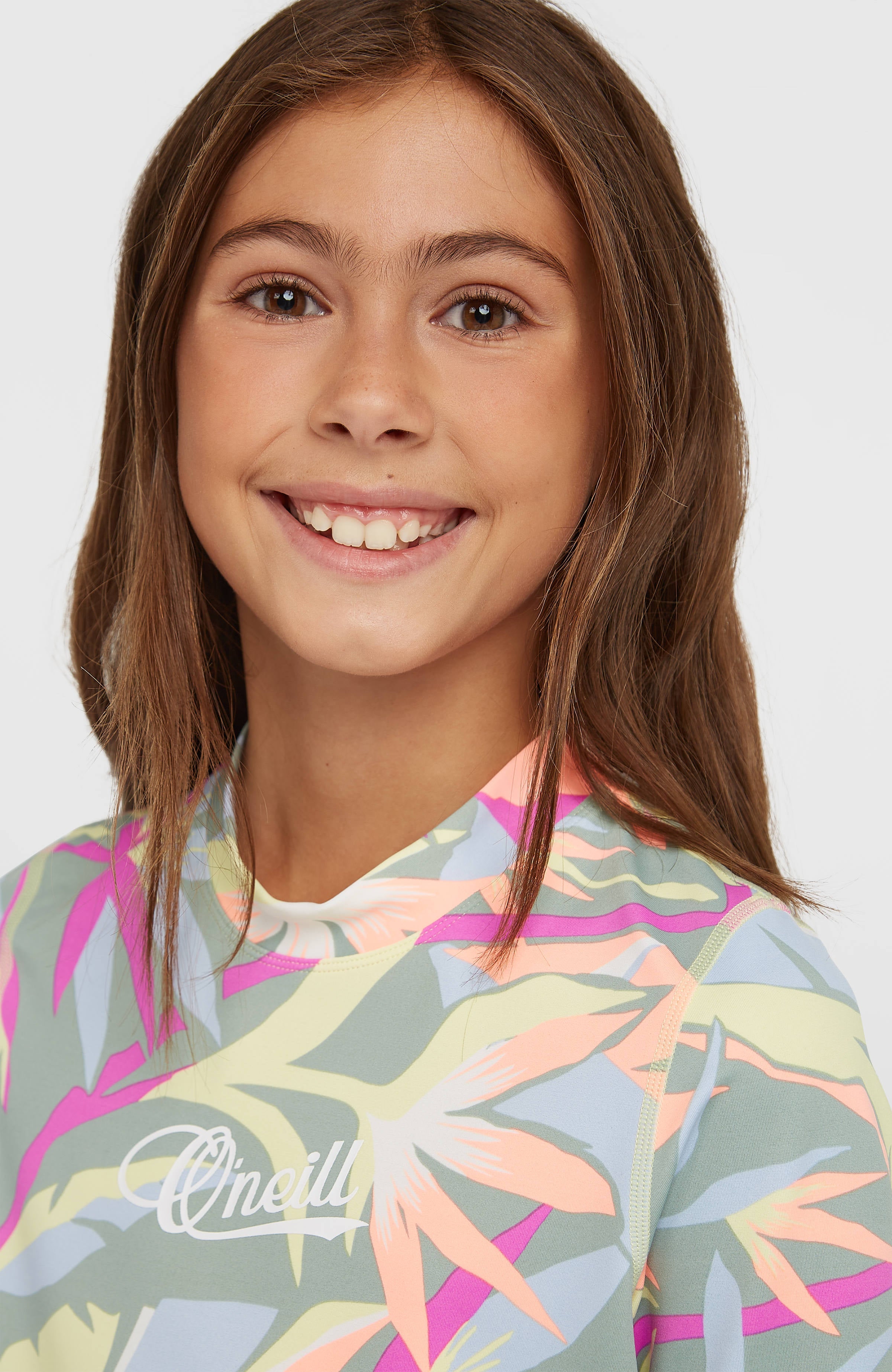 O'Neill Graphic Short-Sleeve Skin Kids - Green Wmns Tropicana