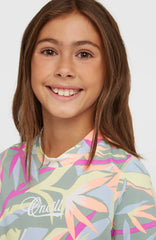O'Neill Graphic Short-Sleeve Skin Kids - Green Wmns Tropicana