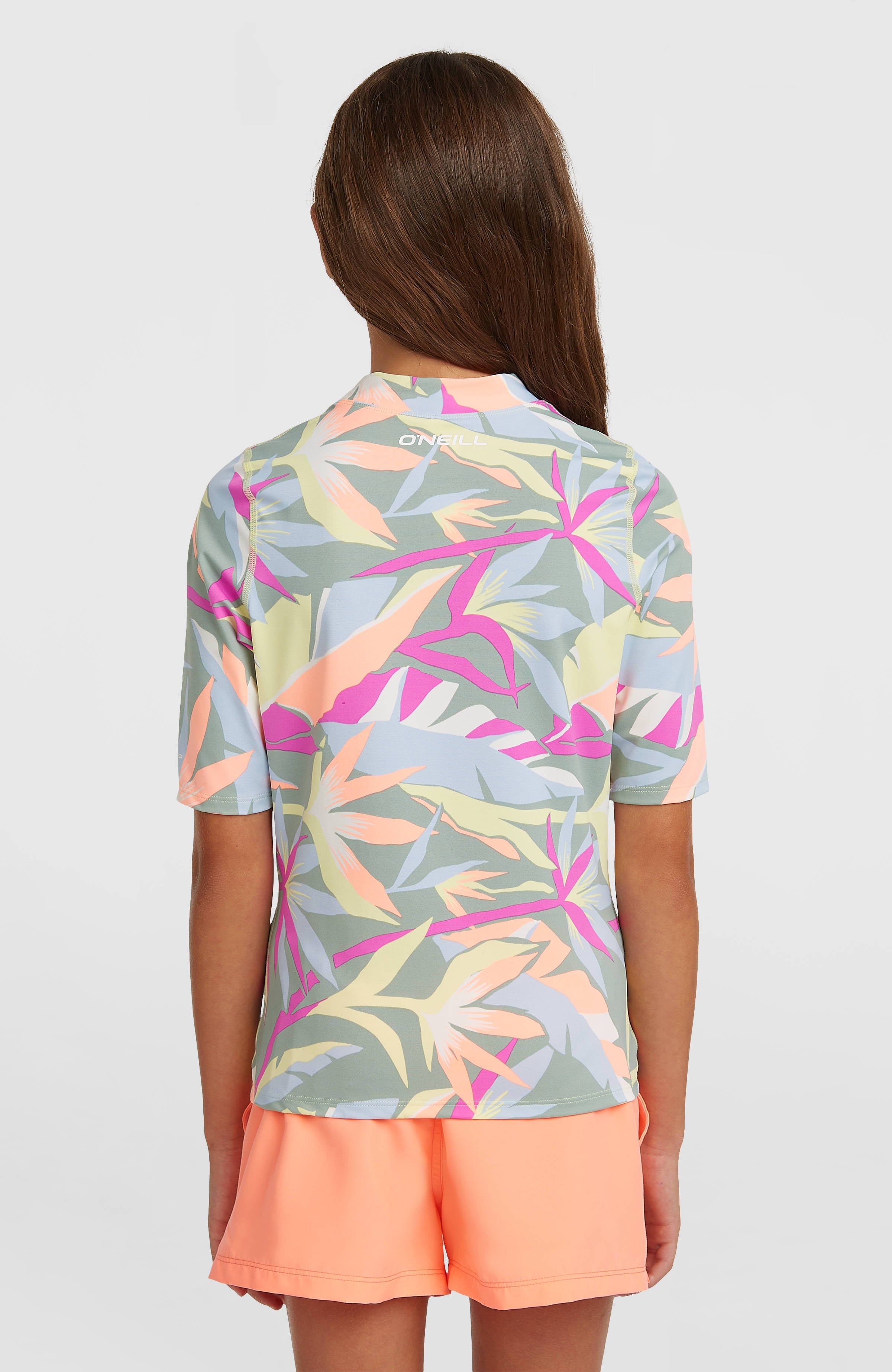 O'Neill Graphic Short-Sleeve Skin Kids - Green Wmns Tropicana