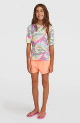 O'Neill Graphic Short-Sleeve Skin Kids - Green Wmns Tropicana