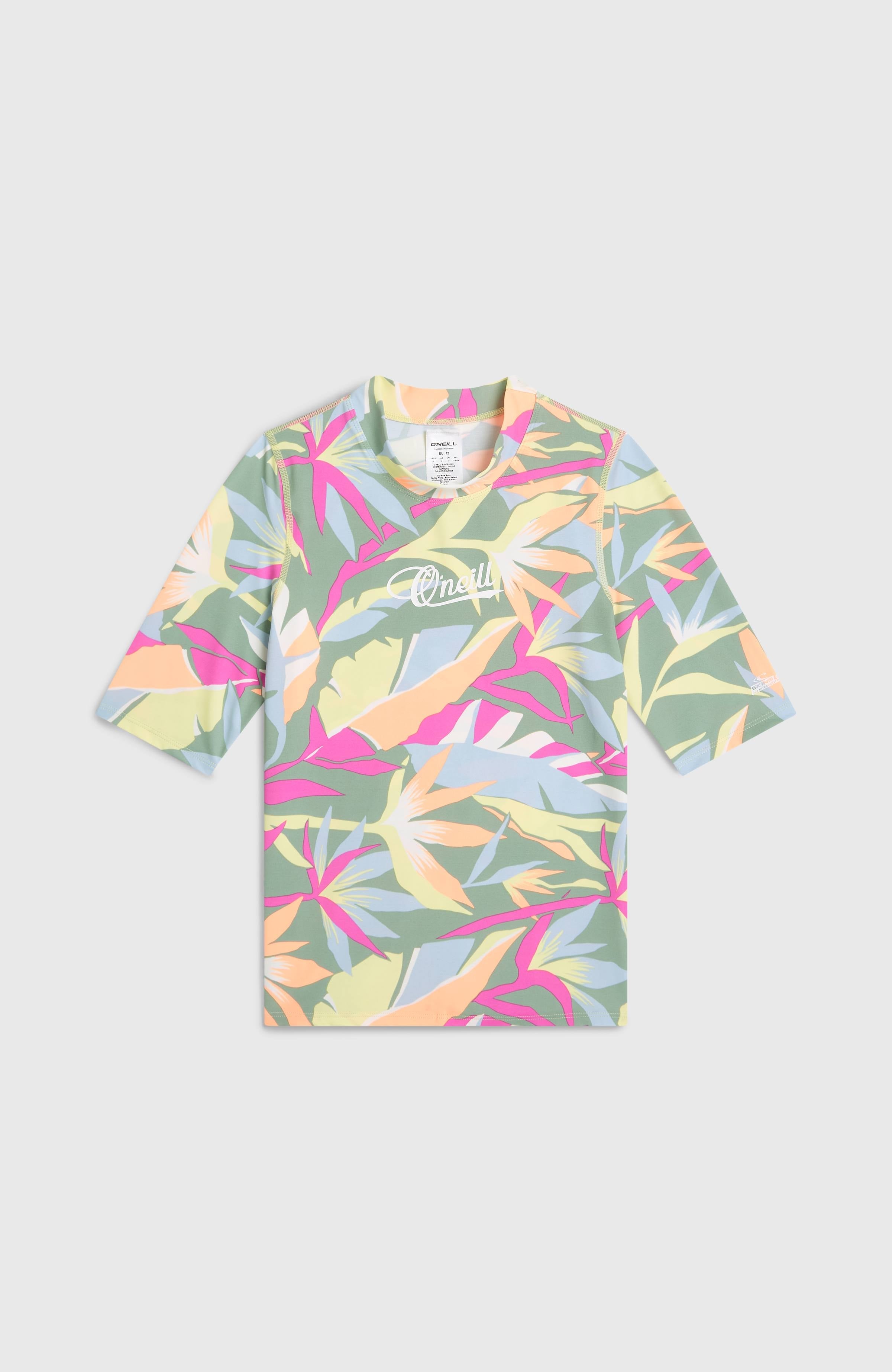 O'Neill Graphic Short-Sleeve Skin Kids - Green Wmns Tropicana