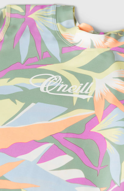 O'Neill Graphic Short-Sleeve Skin Kids - Green Wmns Tropicana