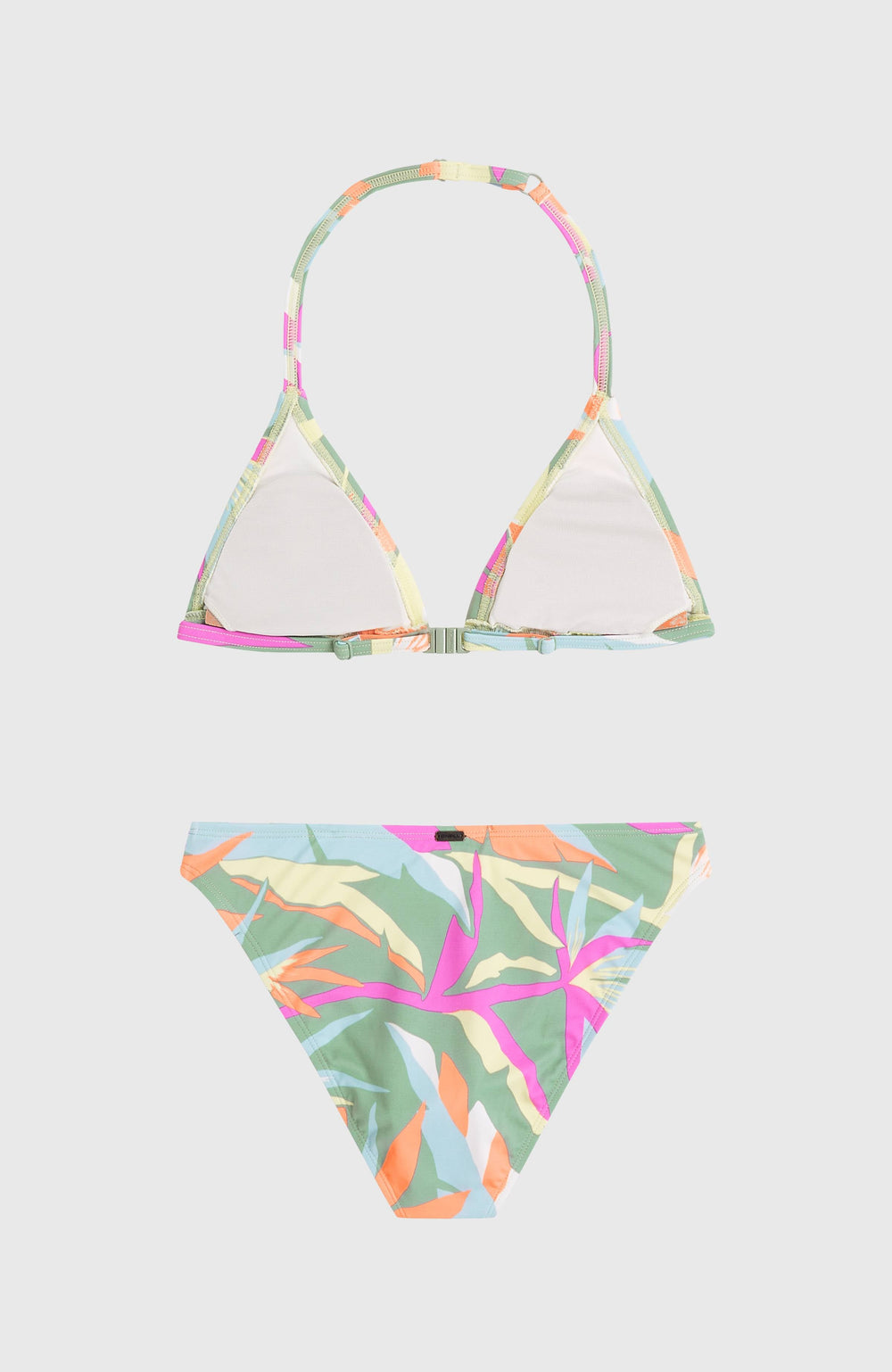 Essentials Triangle Bikini Set Kids - Green Wmns Tropicana