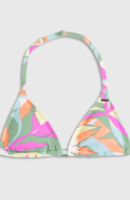 Essentials Triangle Bikini Set Kids - Green Wmns Tropicana