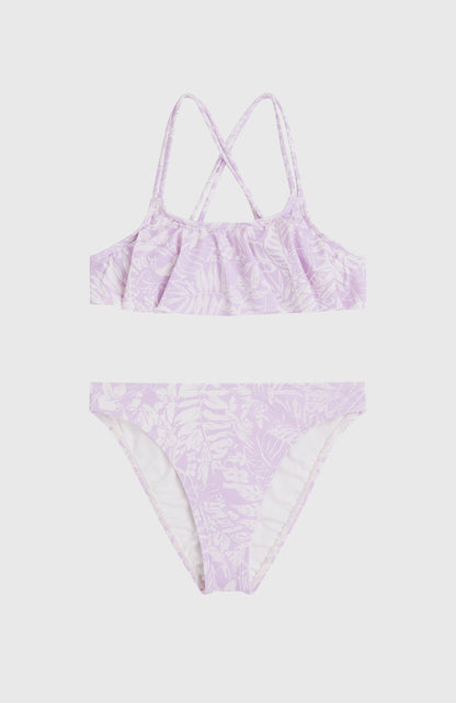 O'Neill Tropics Bikini Set Kids - Purple Island Sky