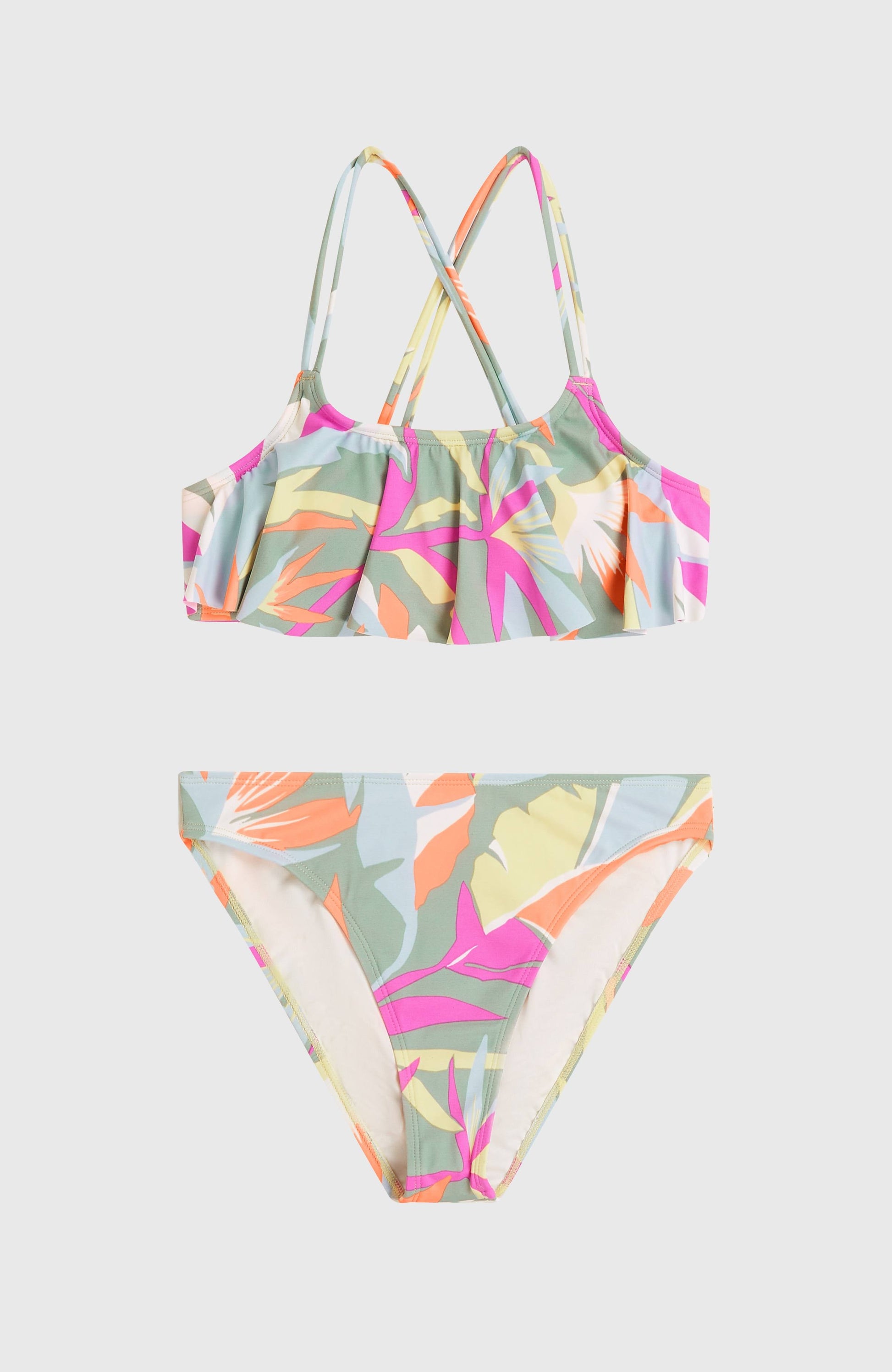 O'Neill Tropics Bikini Set Kids - Green Wmns Tropicana