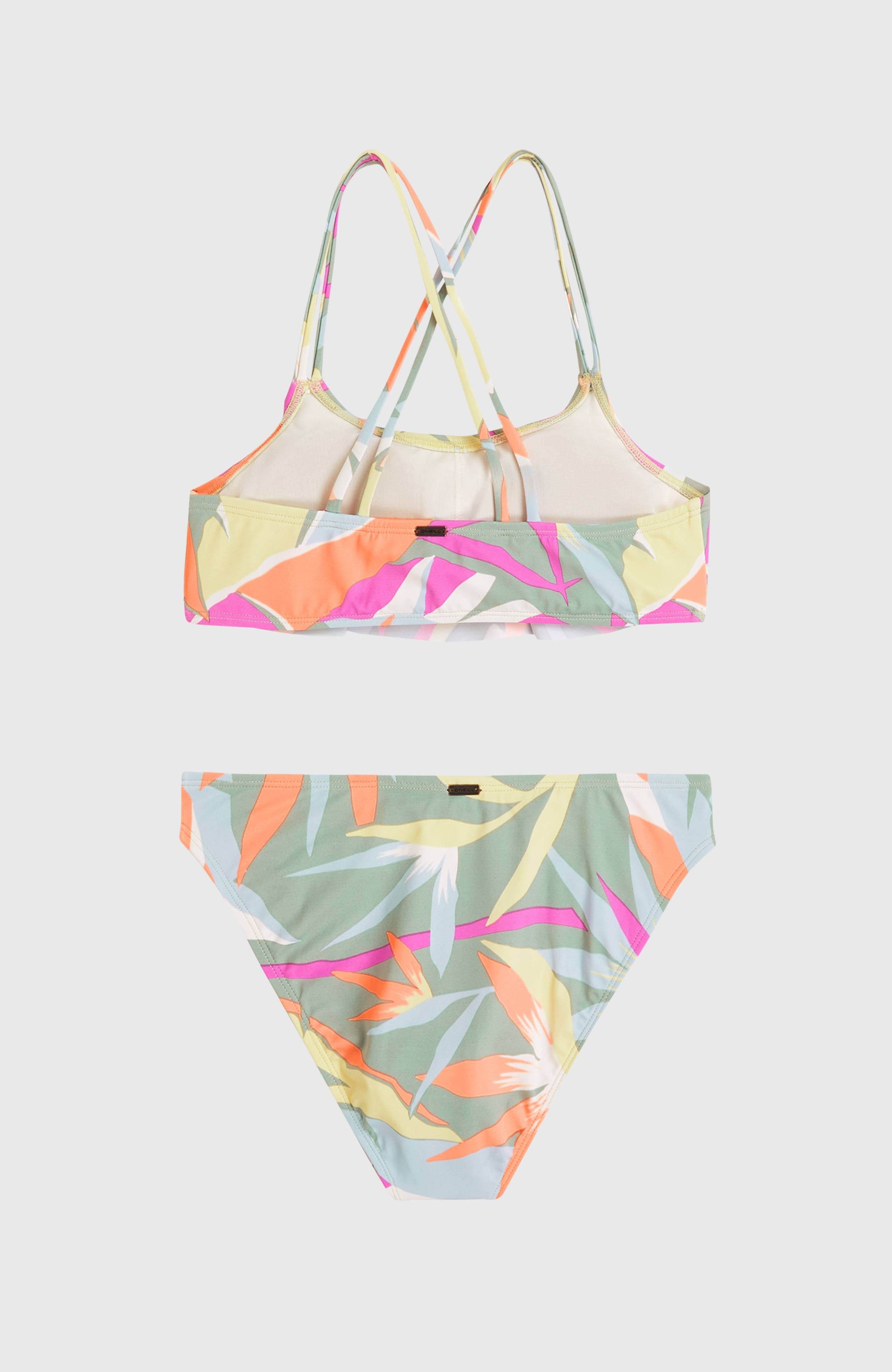 O'Neill Tropics Bikini Set Kids - Green Wmns Tropicana