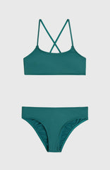 Essentials Bralette Bikini Set Kids - Botanical Heat