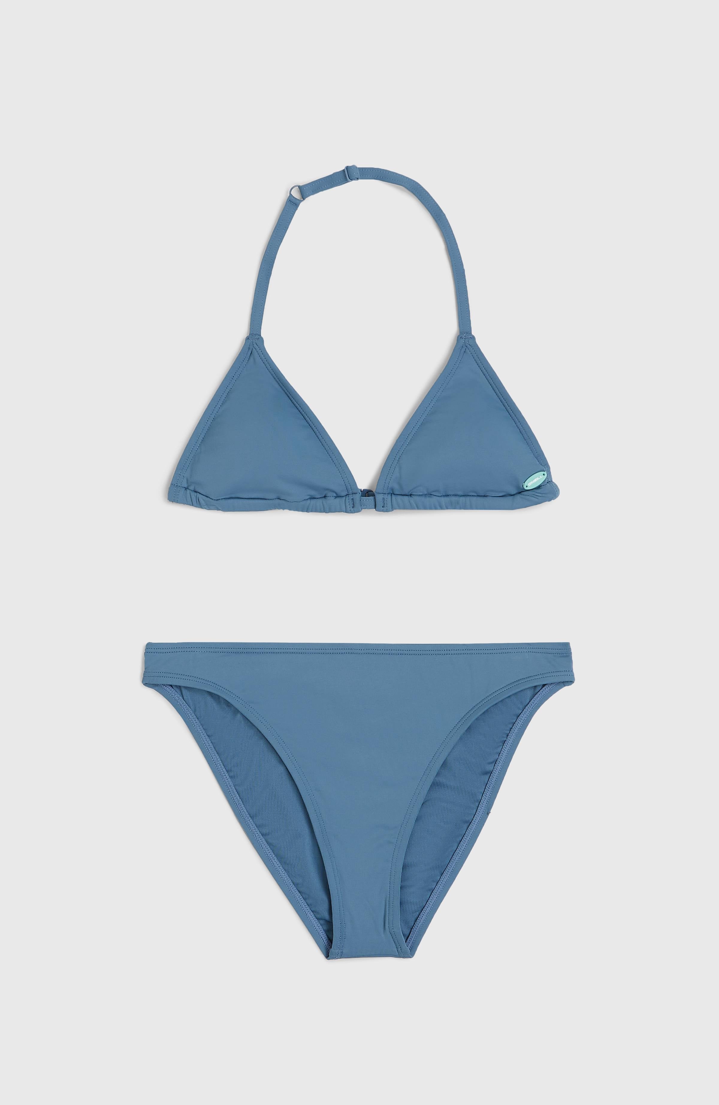 Essentials Triangle Bikini Set Kids - Copen Blue