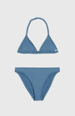 Essentials Triangle Bikini Set Kids - Copen Blue
