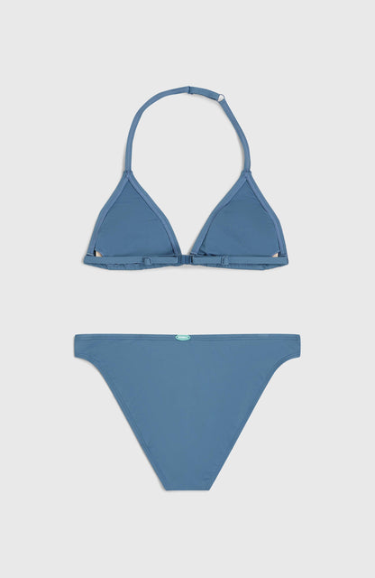 Essentials Triangle Bikini Set Kids - Copen Blue