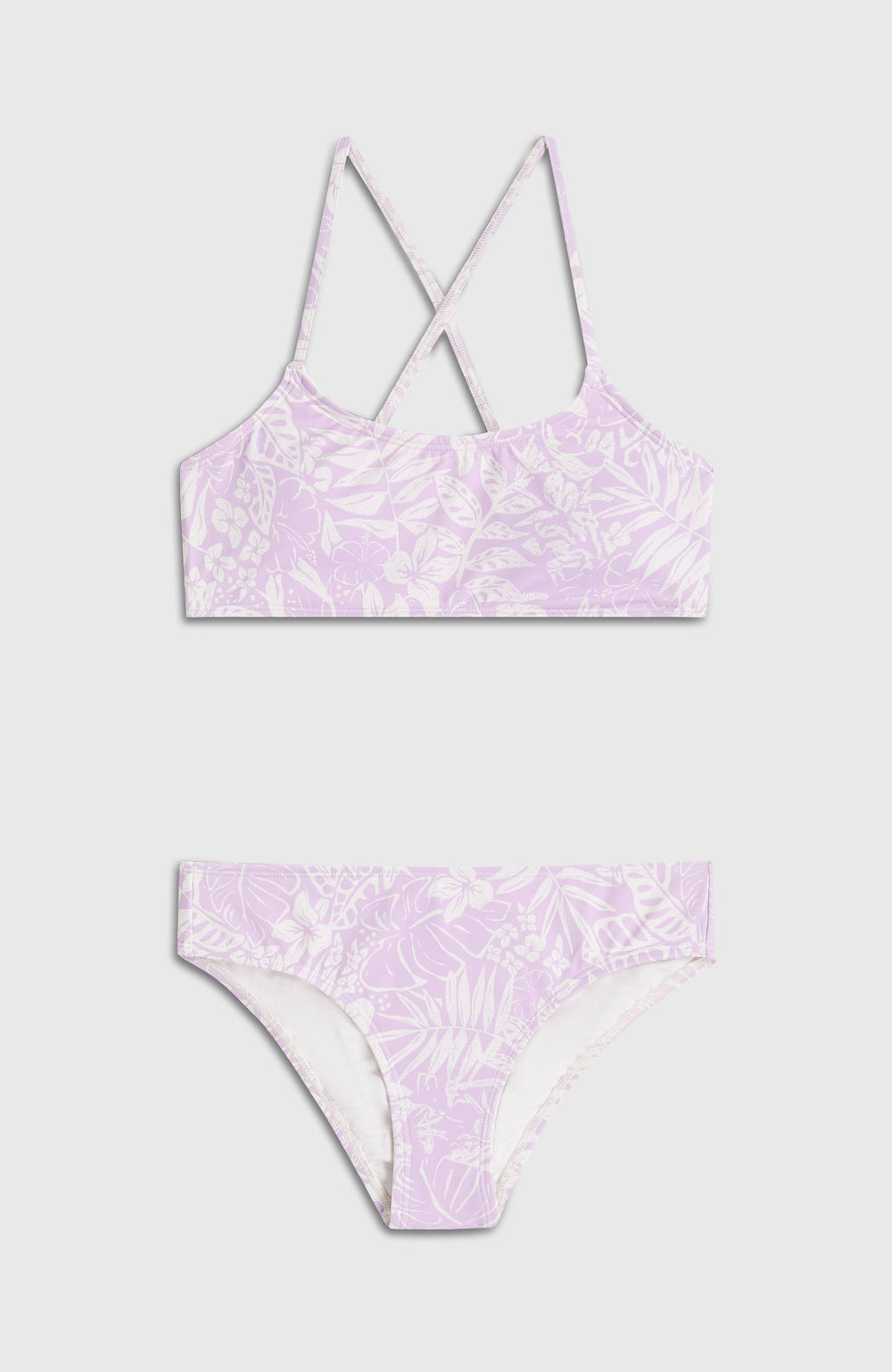 Essentials Bralette Bikini Set Kids - Purple Island Sky