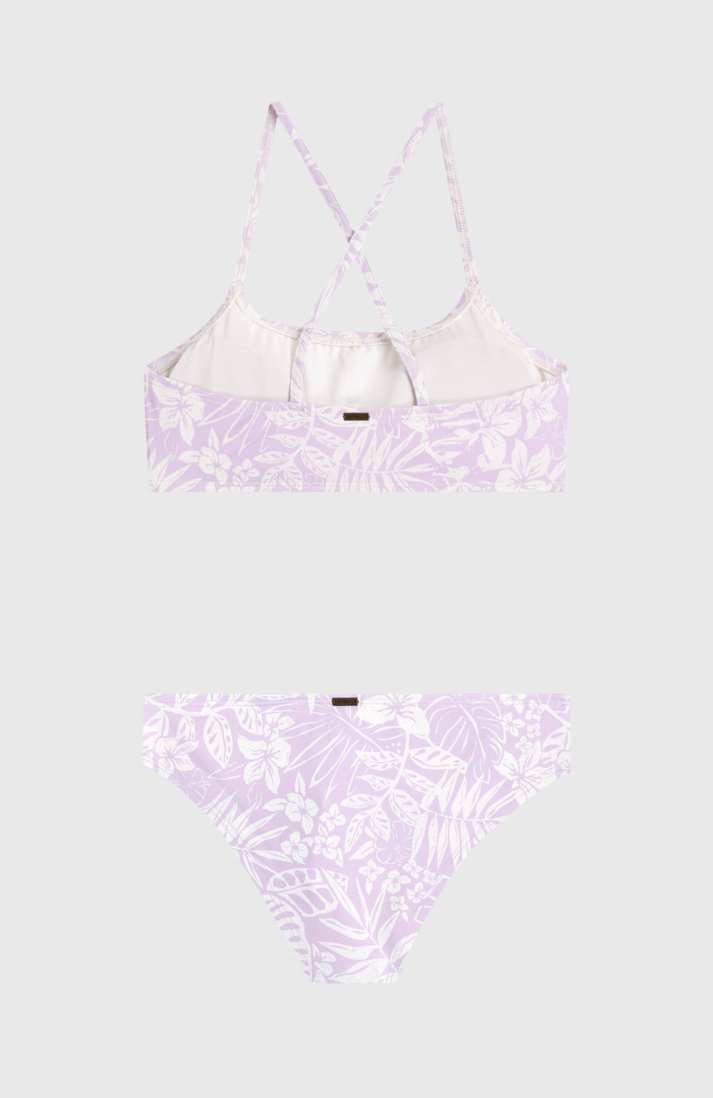 Essentials Bralette Bikini Set Kids - Purple Island Sky