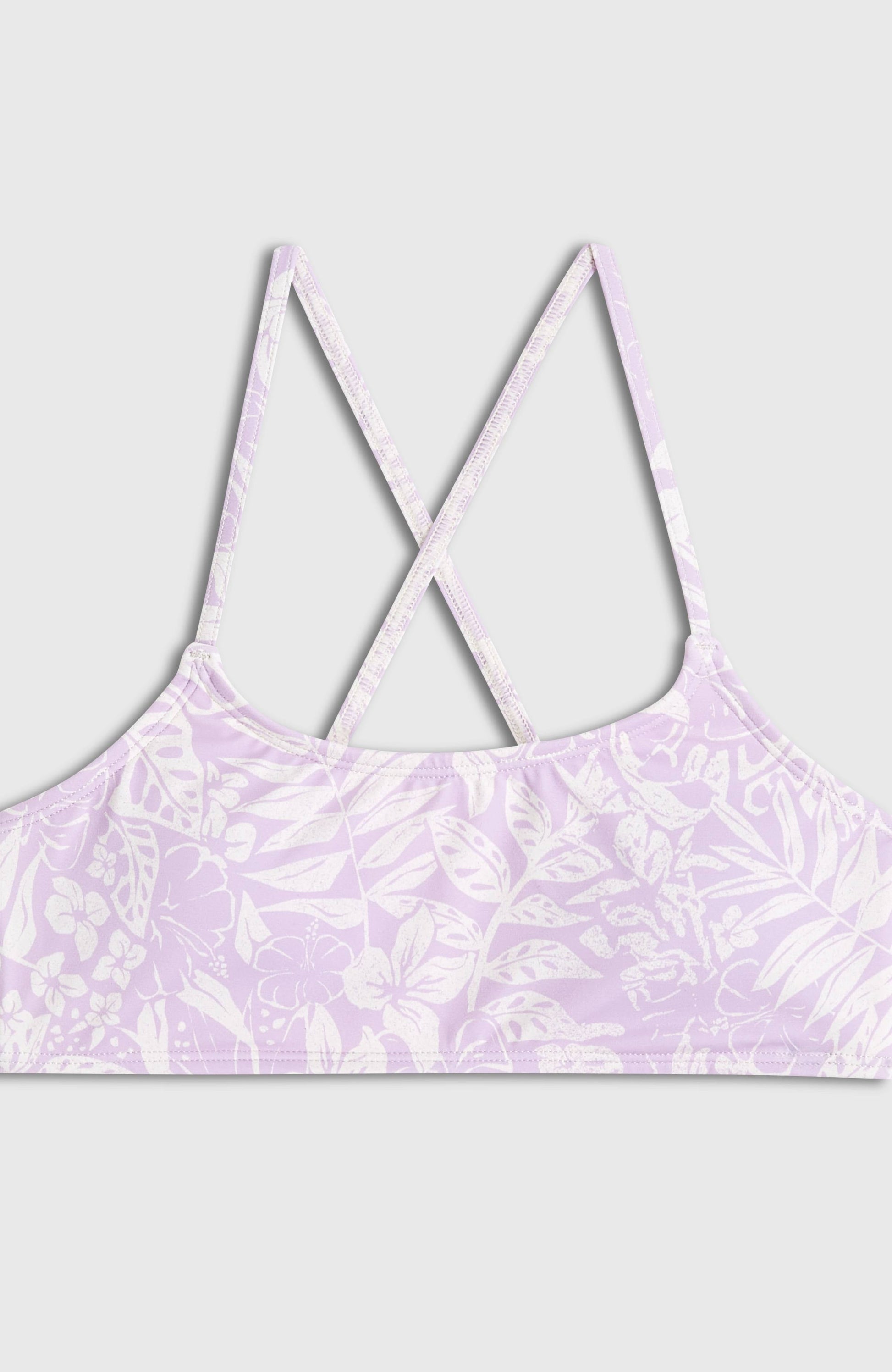 Essentials Bralette Bikini Set Kids - Purple Island Sky