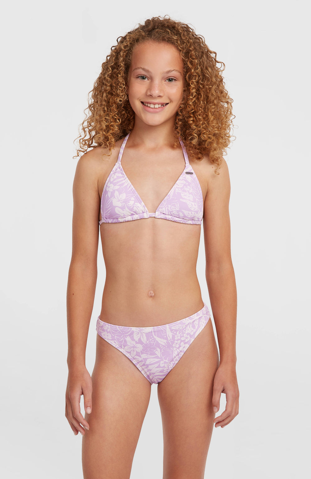 Essentials Triangle Bikini Set Kids - Purple Island Sky