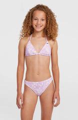 Essentials Triangle Bikini Set Kids - Purple Island Sky