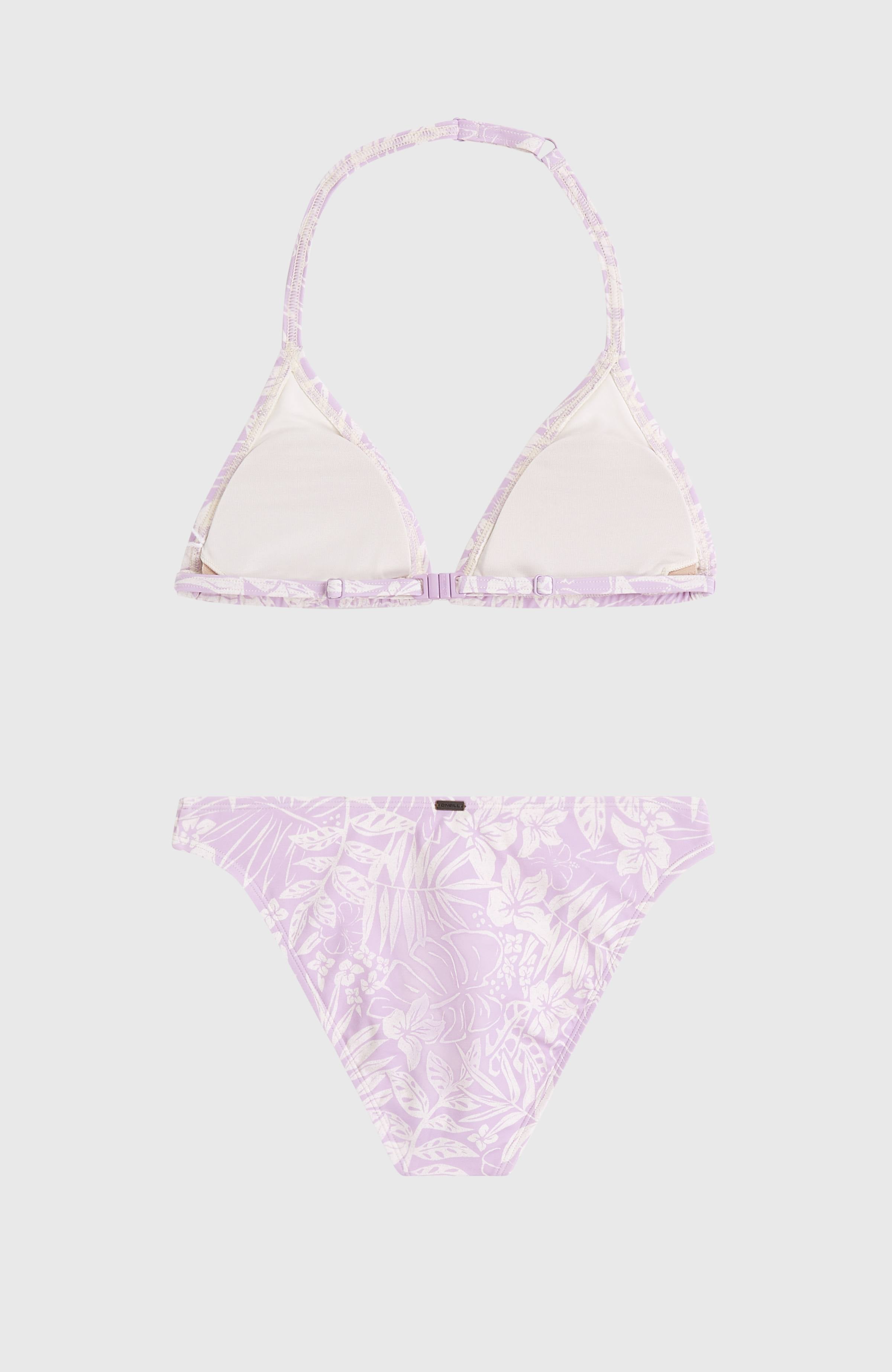 Essentials Triangle Bikini Set Kids - Purple Island Sky