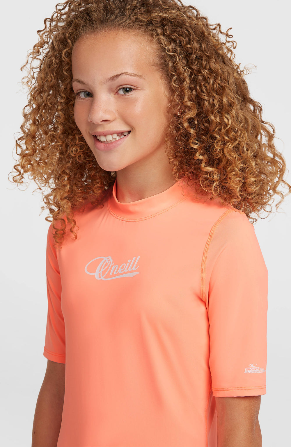 O'Neill Short-Sleeve Skin Kids - Funky Peach