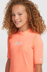 O'Neill Short-Sleeve Skin Kids - Funky Peach