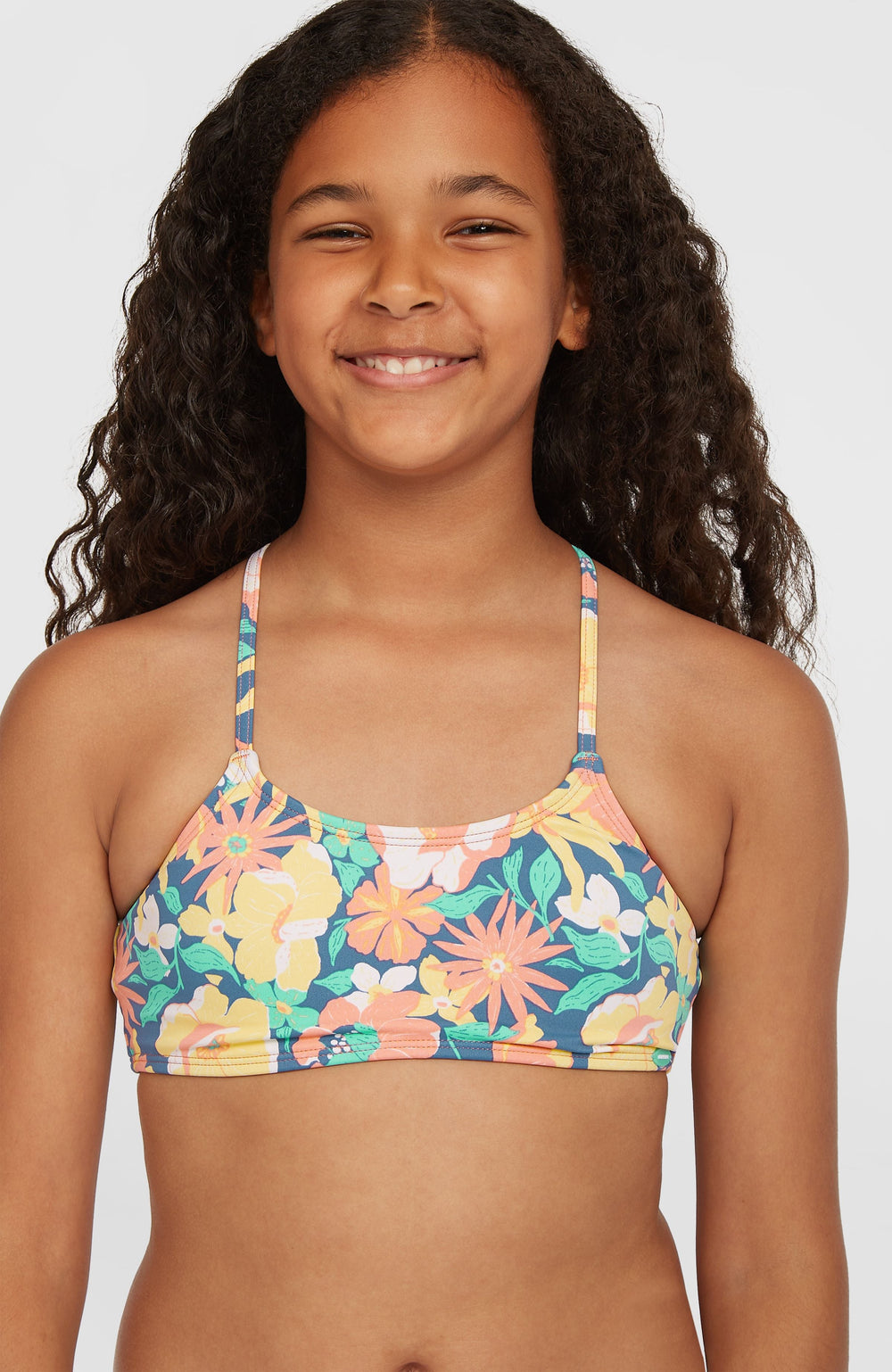 Essentials Bralette Bikini Set Kids - Blue Santa Monica