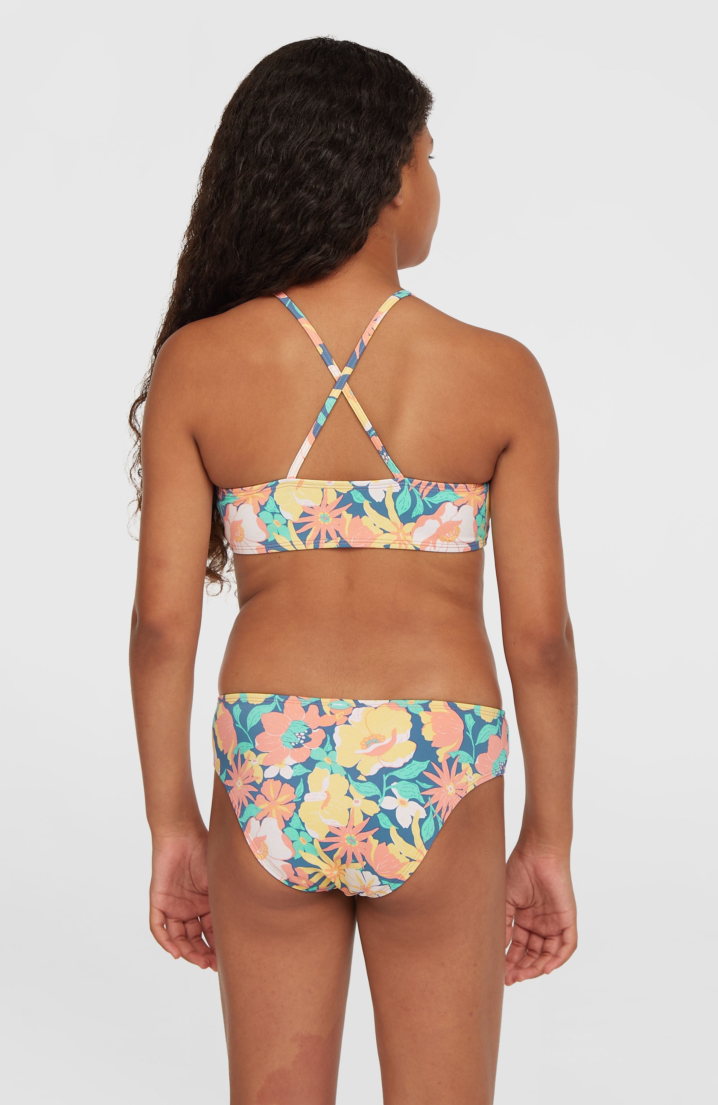 Essentials Bralette Bikini Set Kids - Blue Santa Monica