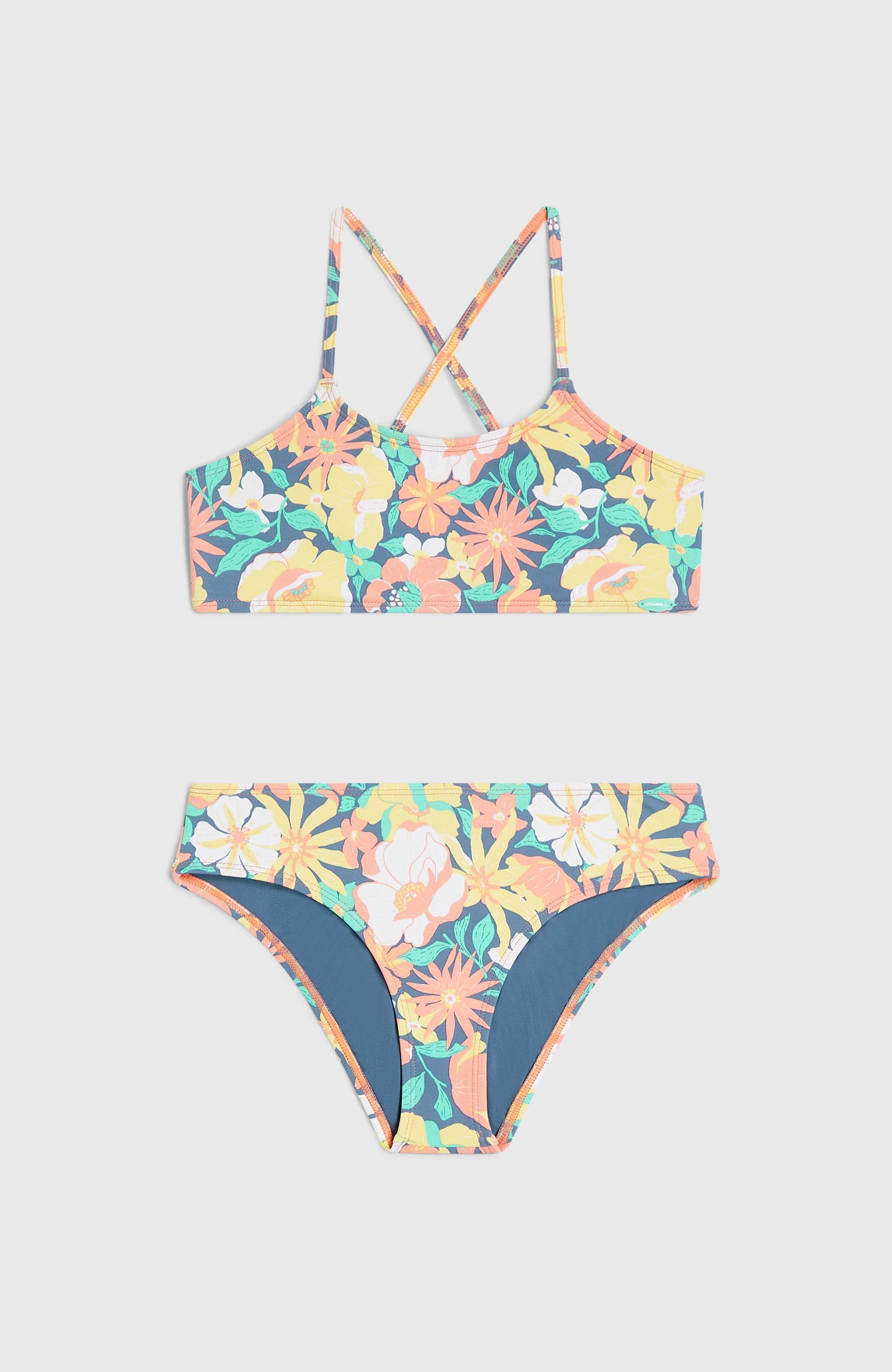 Essentials Bralette Bikini Set Kids - Blue Santa Monica