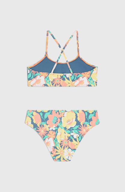 Essentials Bralette Bikini Set Kids - Blue Santa Monica