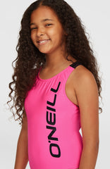 Essentials Sun & Joy Swimsuit Kids - Rosa Shocking